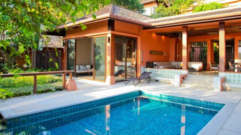 Two-Bedroom Family Suite Pool Villa with Garden View